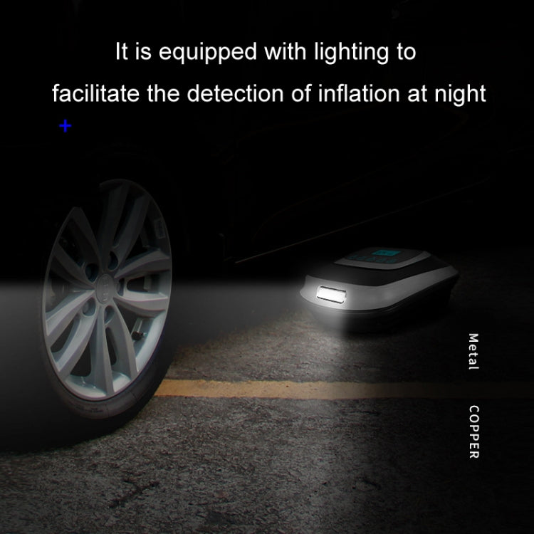 12V Metal Cylinder Smart Digital Display Portable Mini Tire Pump, Specification: No. 30 Manual Shutdown - Inflatable Pump by PMC TechLife | Online Shopping South Africa | PMC TechLife