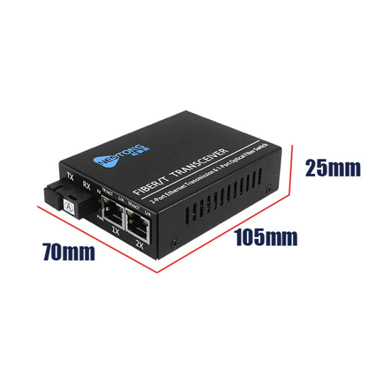 NESTONG 100M Single-Mode Fiber Optic Transceiver POE Photoelectric Converter,CN Plug - free shipping - PMC Jewellery - Order now!