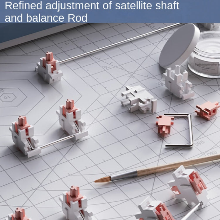 LANGTU LT84 Mechanical Luminous Keyboard, Style: Wired Single-mode Green Shaft (White) - free shipping - PMC Jewellery - Order now!