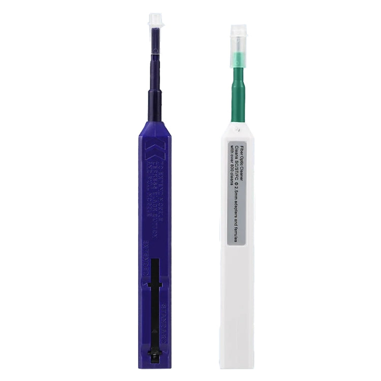 2pcs /Set Fiber Optic Cleaning Pen Endface Cleaner Fiber Optic Cleaning Tool for 1.25mm LC/Mu and 2.5mm SC/ST/FC(SC+LC) - Lan Cable and Tools by PMC TechLife | Online Shopping South Africa | PMC TechLife | Buy Now Pay Later Mobicred