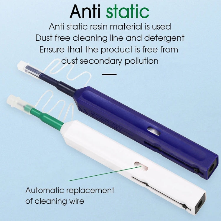 2pcs /Set Fiber Optic Cleaning Pen Endface Cleaner Fiber Optic Cleaning Tool for 1.25mm LC/Mu and 2.5mm SC/ST/FC(SC+LC) - Lan Cable and Tools by PMC TechLife | Online Shopping South Africa | PMC TechLife | Buy Now Pay Later Mobicred