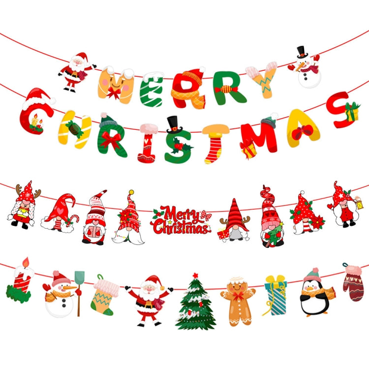 Christmas Alphabet Pull Flag Holiday Party Venue Decoration, Model: HL024 - Ornaments by PMC TechLife | Online Shopping South Africa | PMC TechLife