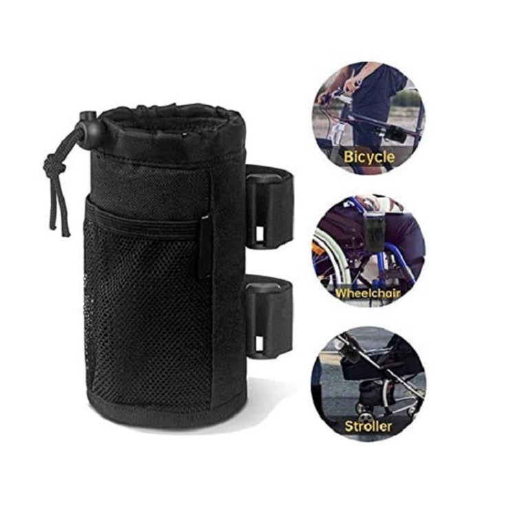 Bicycle Water Cup Holder Stroller Hanging Bottle Bag(Grey) - Bicycle Bags by PMC TechLife | Online Shopping South Africa | PMC TechLife | Buy Now Pay Later Mobicred