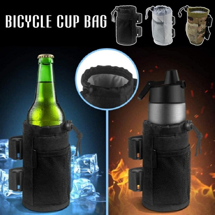 Bicycle Water Cup Holder Stroller Hanging Bottle Bag(Grey) - Bicycle Bags by PMC TechLife | Online Shopping South Africa | PMC TechLife | Buy Now Pay Later Mobicred