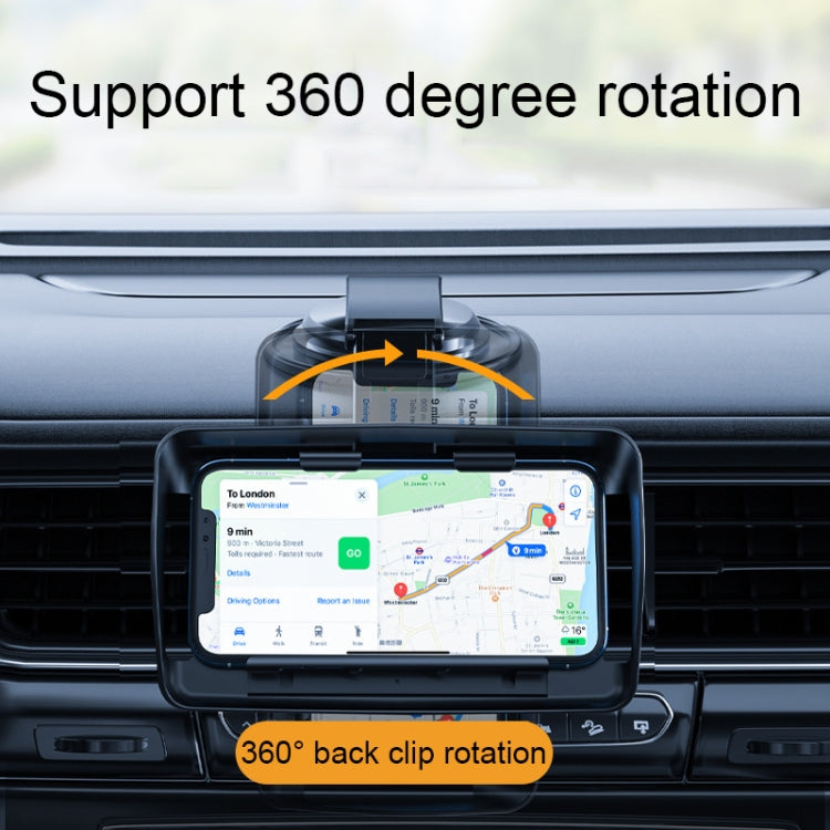 Car Suction Cup Dashboard Mobile Phone Holder with Sun Visor Folding Rotating Car Mount, Style: Joint Model - Car Holders by PMC TechLife | Online Shopping South Africa | PMC TechLife | Buy Now Pay Later Mobicred