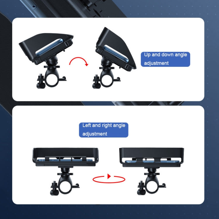 Rotatable Bicycle and Motorcycle Anti-shake Fixed Mobile Phone Holder with Sun Visor, Style: Classic Model - Holder by PMC TechLife | Online Shopping South Africa | PMC TechLife | Buy Now Pay Later Mobicred