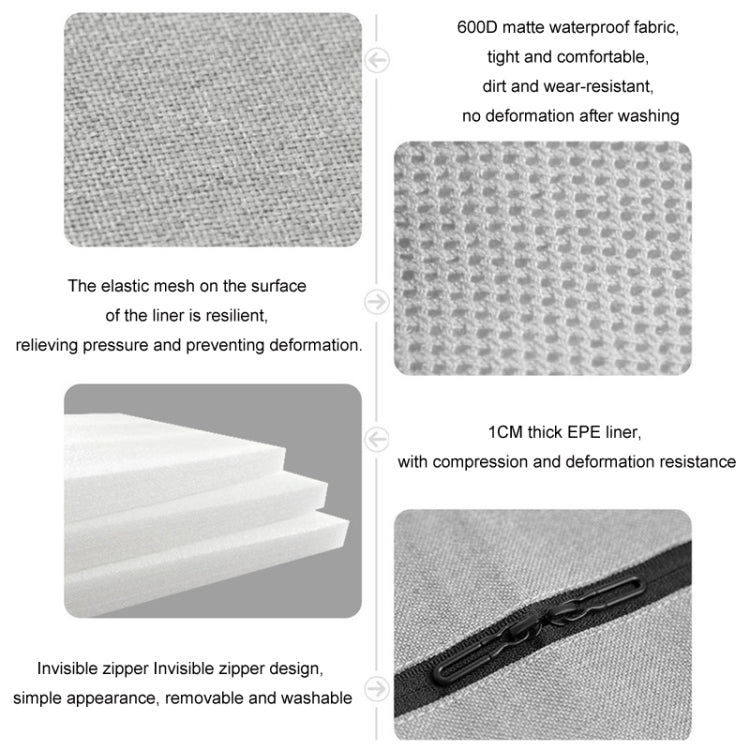 KEEP TOP Car Child Safety Seat Anti-Slip Thickened Anti-Wear Protective Pad(Gray) - Seat Accessories by KEEP TOP | Online Shopping South Africa | PMC TechLife | Buy Now Pay Later Mobicred