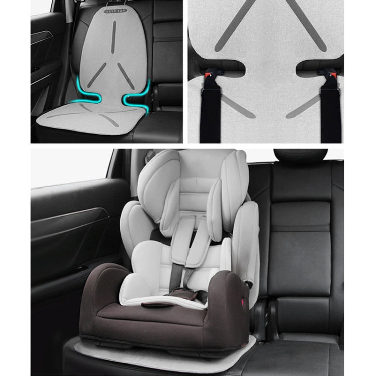 KEEP TOP Car Child Safety Seat Anti-Slip Thickened Anti-Wear Protective Pad(Black) - Seat Accessories by KEEP TOP | Online Shopping South Africa | PMC TechLife | Buy Now Pay Later Mobicred