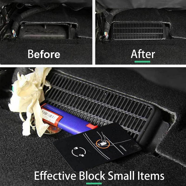 For Tesla Model 3 Buckle Model Protective Cover for Air Outlet Under Car Seat Air Conditioning Air Intake Filter - Air Conditioning System by PMC TechLife | Online Shopping South Africa | PMC TechLife | Buy Now Pay Later Mobicred
