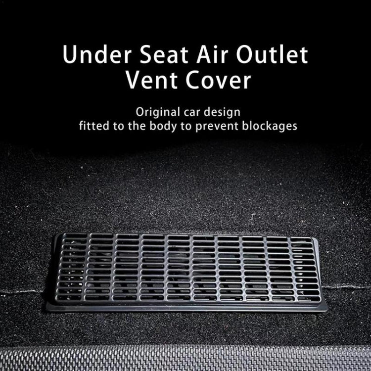 For Tesla Model 3 Buckle Model Protective Cover for Air Outlet Under Car Seat Air Conditioning Air Intake Filter - Air Conditioning System by PMC TechLife | Online Shopping South Africa | PMC TechLife | Buy Now Pay Later Mobicred