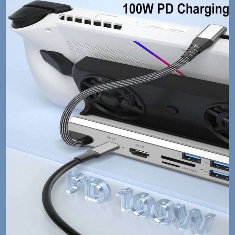 6 -in -1 For ASUS ROG Ally 100W PD Charging Game Console Stand Multifunctional USB 3.0 Docking Station - free shipping - PMC Jewellery - Order now!