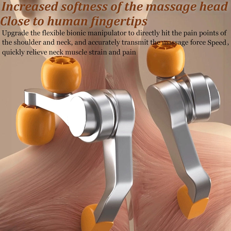 Electric Neck And Shoulder Massager Shiatsu Back Neck Massager With Heat(White) - Massage & Relaxation by PMC TechLife | Online Shopping South Africa | PMC TechLife | Buy Now Pay Later Mobicred