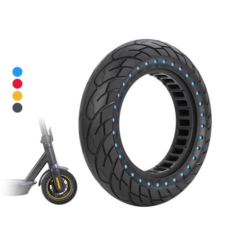 For Ninebot MAX G30 Electric Scooter 10x2.5 Inflatable Honeycomb Solid Run-flat Tire(44mm Slot Blue) - Accessories & Parts by PMc TechLife | Online Shopping South Africa | PMc TechLife | Buy Now Pay Later Mobicred
