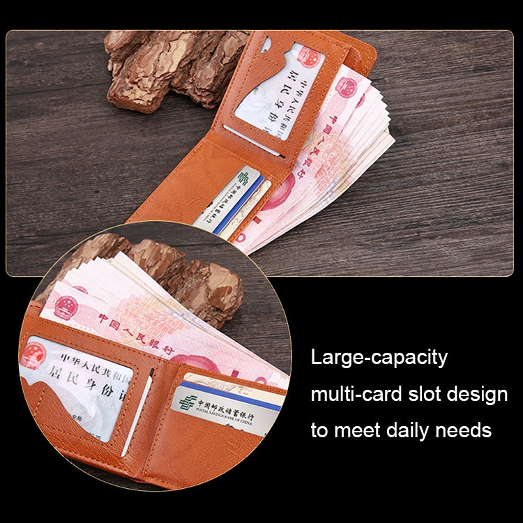 Retro Dollar Pattern Magnetic Buckle Multi-card Slot Wallet(Black) - Wallets by PMC TechLife | Online Shopping South Africa | PMC TechLife