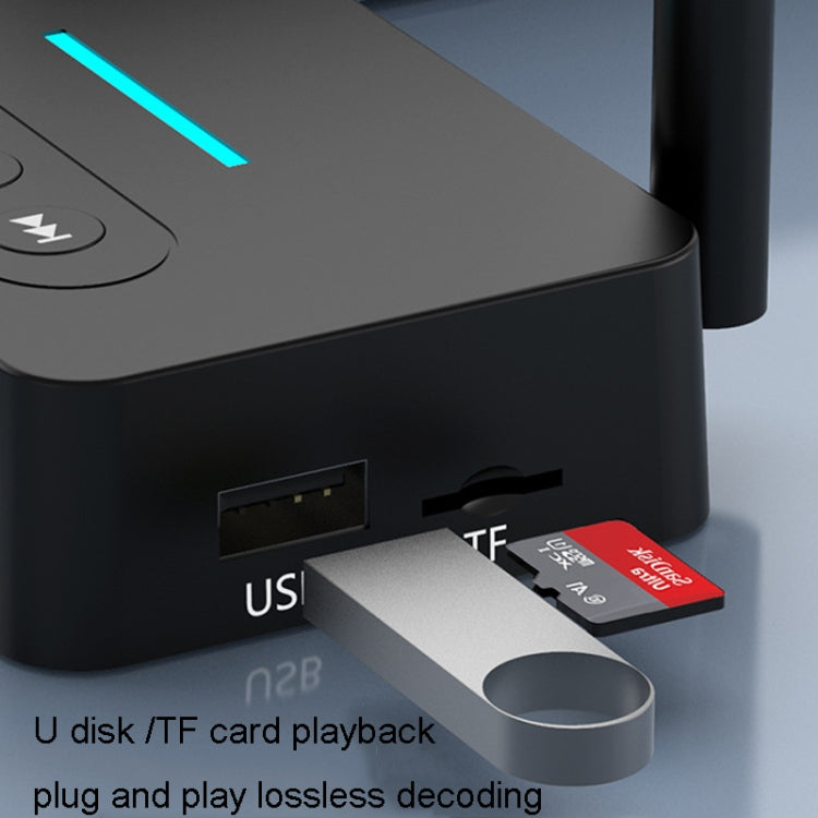 Bluetooth Audio Adapter  NFC Bluetooth Receiver Transmitter 2 In 1 With Remote Control - Audio Receiver Transmitter by PMC TechLife | Online Shopping South Africa | PMC TechLife