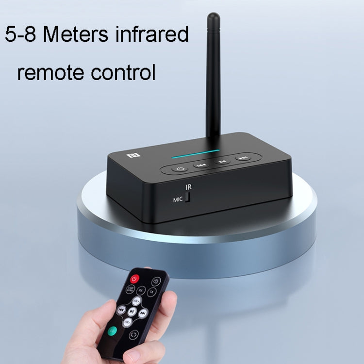 Bluetooth Audio Adapter  NFC Bluetooth Receiver Transmitter 2 In 1 With Remote Control - Audio Receiver Transmitter by PMC TechLife | Online Shopping South Africa | PMC TechLife