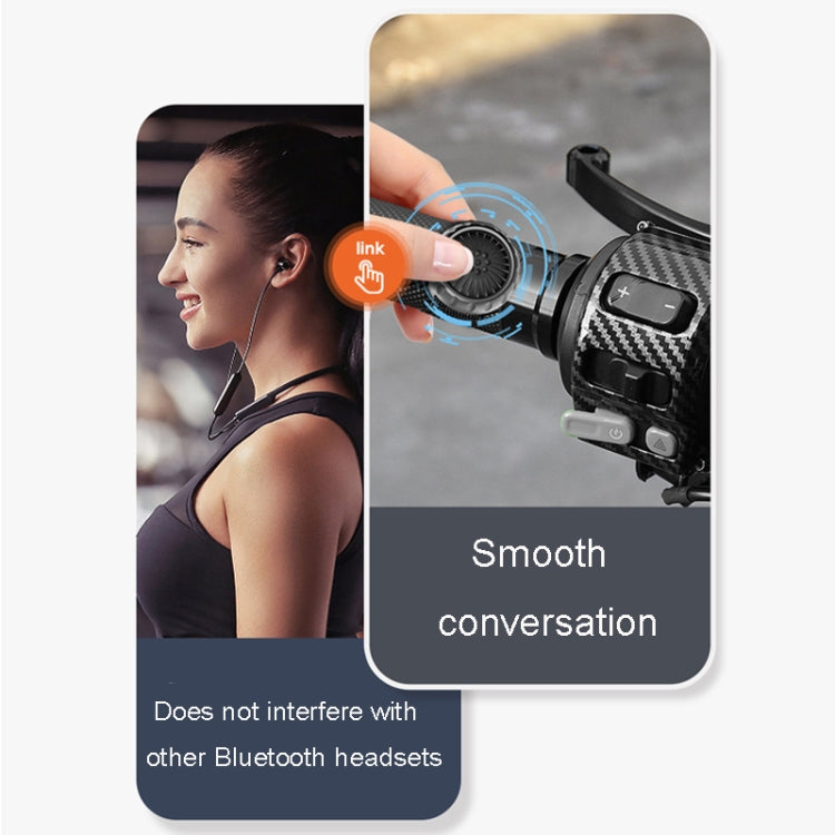 For ZELLO Wireless Bluetooth Push Button Car Riding Transmitter(Black) - Bluetooth Car Kits by PMC TechLife | Online Shopping South Africa | PMC TechLife
