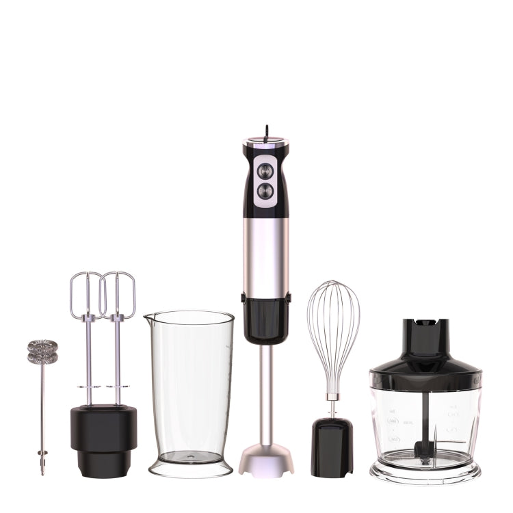 6-in-1 600W Multifunctional  Electric Blender Stainless Steel Food Cooking Stick UK Plug - Stirrer & Squeezer by PMC TechLife | Online Shopping South Africa | PMC TechLife | Buy Now Pay Later Mobicred