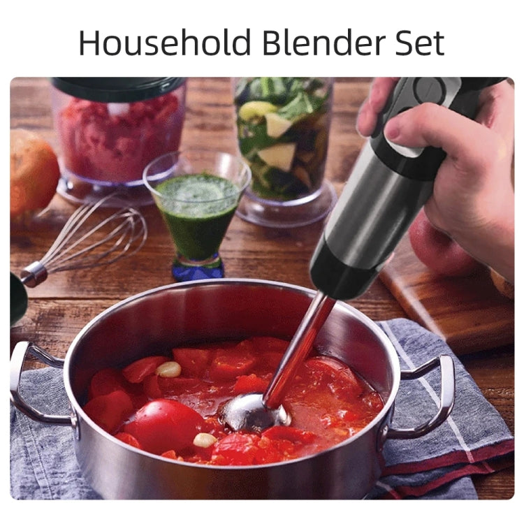 6-in-1 600W Multifunctional  Electric Blender Stainless Steel Food Cooking Stick UK Plug - Stirrer & Squeezer by PMC TechLife | Online Shopping South Africa | PMC TechLife | Buy Now Pay Later Mobicred