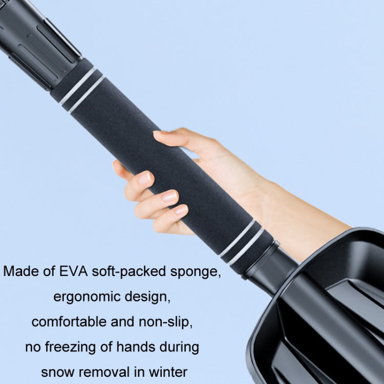Vehicle-mounted Winter Enlarged Detachable Snow Shovel(Black) - Ice Scraper by PMC TechLife | Online Shopping South Africa | PMC TechLife | Buy Now Pay Later Mobicred