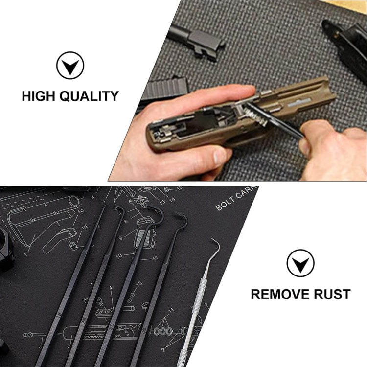 Double-end Steel Wire Pipe Brush Scratch Brush for Detailing Cleaning Welding Slag and Rust - Sponges, Cloths & Brushes by PMC TechLife | Online Shopping South Africa | PMC TechLife | Buy Now Pay Later Mobicred