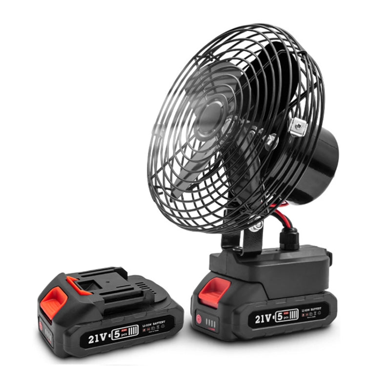HILDA Portable Powerful Fan Outdoor Hair Dryer, With US Plug Adaptor, Style: 6 inch With 2 Battery(3000mAh) - free shipping - PMC TechLife - Order now!