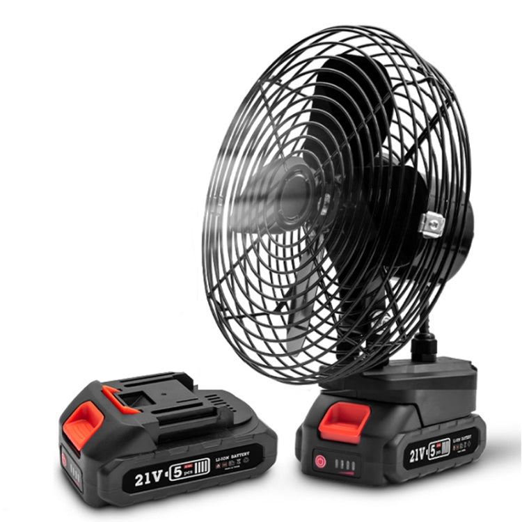 HILDA Portable Powerful Fan Outdoor Hair Dryer, With US Plug Adaptor, Style: 8 inch With 2 Battery(1500mAh) - free shipping - PMC TechLife - Order now!