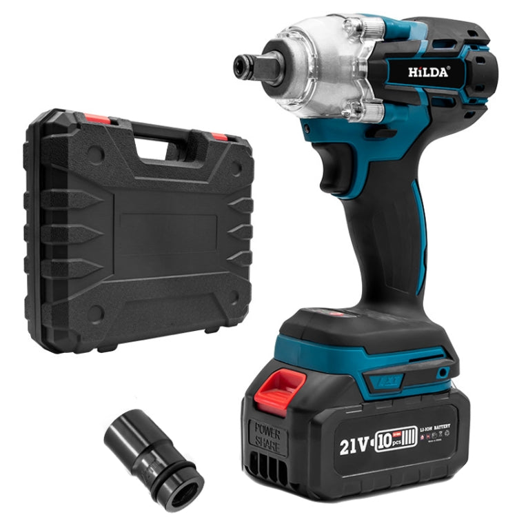 HILDA Motorized Wrenches Lithium Repair Parts With 22mm Socket, US Plug, Model: Blue With 1 Battery+1 Charger(3000mAh) - free shipping - PMC TechLife - Order now!