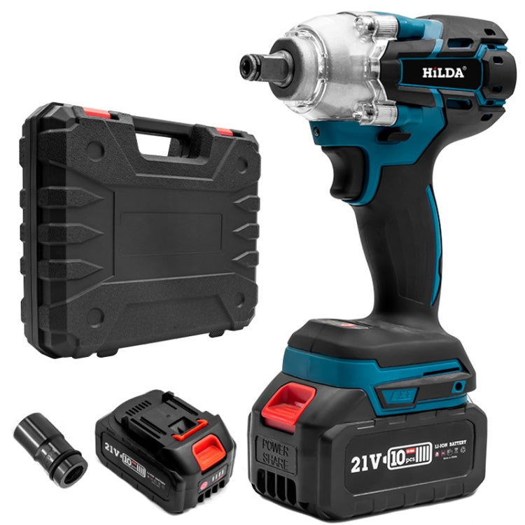 HILDA Motorized Wrenches Lithium Repair Parts With 22mm Socket, US Plug, Model: Blue With 2 Battery+1 Charger(3000mAh) - free shipping - PMC TechLife - Order now!