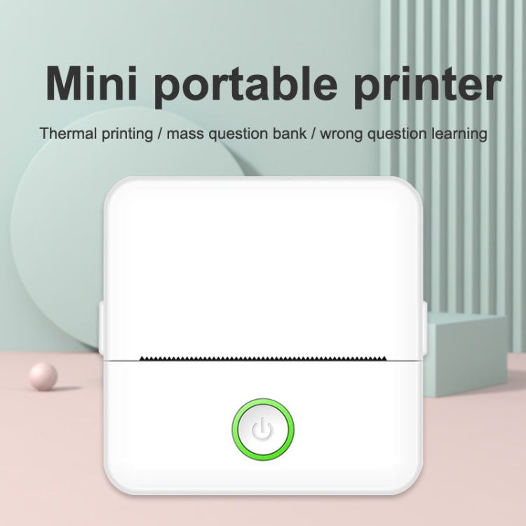 X6 200DPI Student Homework Printer Bluetooth Inkless Pocket Printer Pink Printer Paper x1 - free shipping - PMC TechLife - Order now!