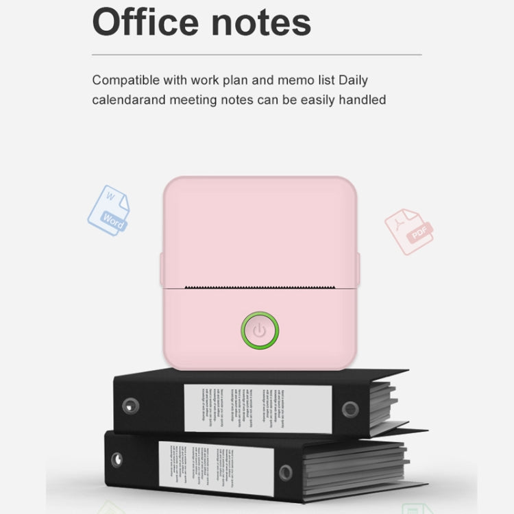 X6 200DPI Student Homework Printer Bluetooth Inkless Pocket Printer White Sticker x5 - Printer by PMC TechLife | Online Shopping South Africa | PMC TechLife | Buy Now Pay Later Mobicred