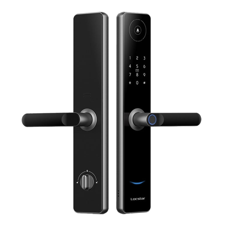 A60 Smart Fingerprint Password Door Lock With Doorbell, Spec: Tuya APP Version Gray - Door Lock by PMc TechLife | Online Shopping South Africa | PMc TechLife | Buy Now Pay Later Mobicred