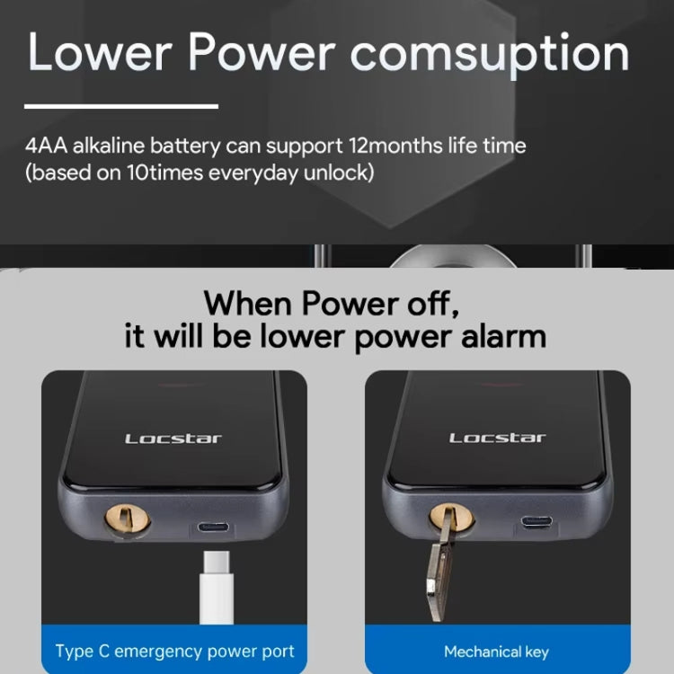 A60 Smart Fingerprint Password Door Lock With Doorbell, Spec: Tuya APP Version Gold - Door Lock by PMc TechLife | Online Shopping South Africa | PMc TechLife | Buy Now Pay Later Mobicred