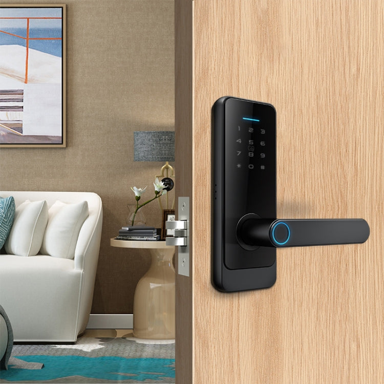C89 Smart Fingerprint Password Lock Home Indoor Door TUYA System Lock(Black) - free shipping - PMc TechLife - Order now!
