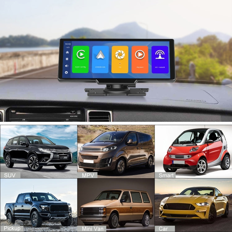 Car 10.26 Inch Portable Wireless CarPlay Display Android Auto Mobile Phone Screen - Car MP3 & MP4 & MP5 by PMC TechLife | Online Shopping South Africa | PMC TechLife | Buy Now Pay Later Mobicred