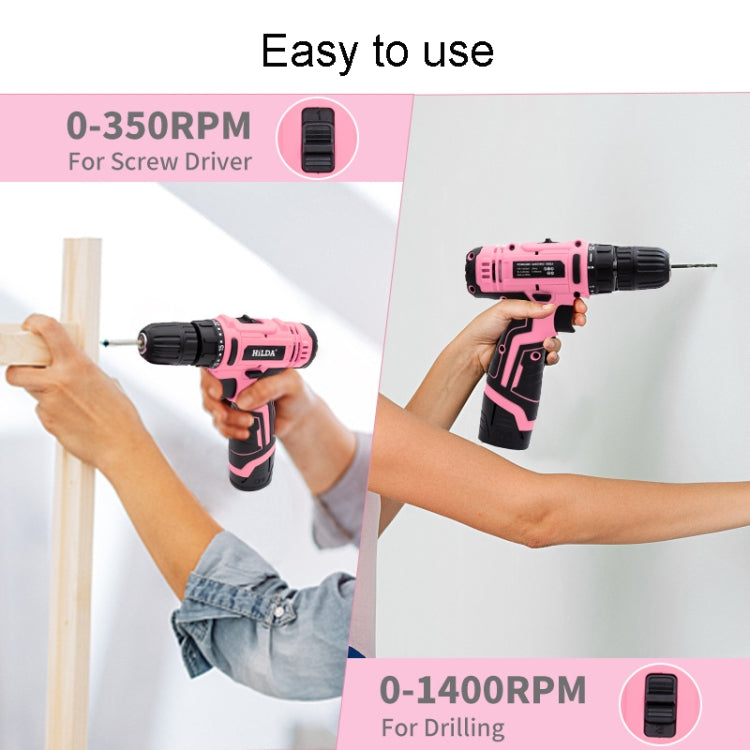 HILDA 12V Cordless Impact Drill Electrical Screwdriver, Plug: US Plug - free shipping - PMC TechLife - Order now!