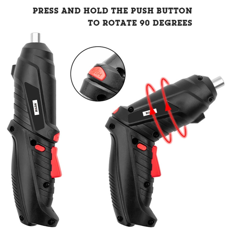 HILDA 47pcs /Set Multi-Function Li-Ion Screwdriver Mini Screwdriver(White) - Screws by HILDA | Online Shopping South Africa | PMc TechLife | Buy Now Pay Later Mobicred