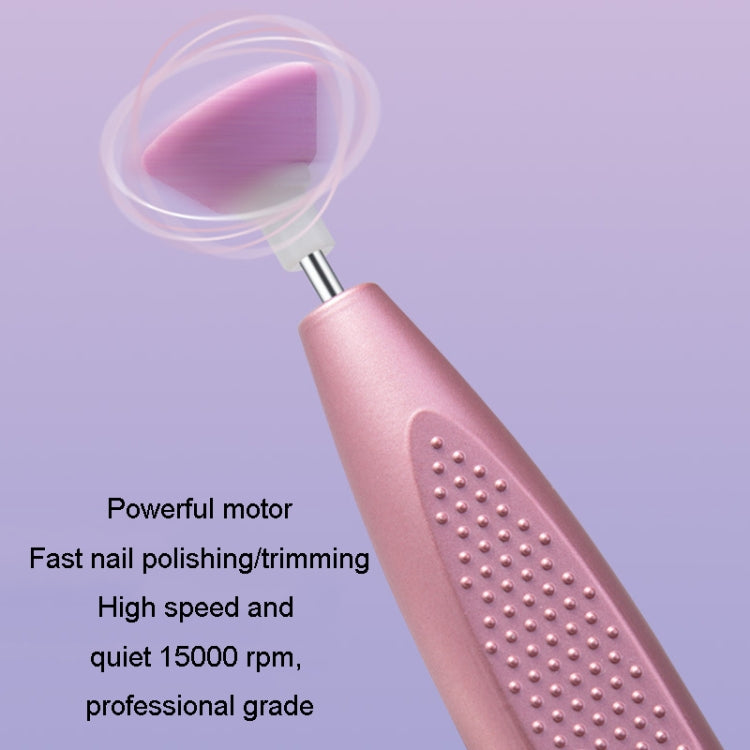 Electrical Nail Polisher Multifunctional Nail Polish Remover Pen Nail Sharpener(Red) - Grinding Tools & Accessories by PMC TechLife | Online Shopping South Africa | PMC TechLife | Buy Now Pay Later Mobicred