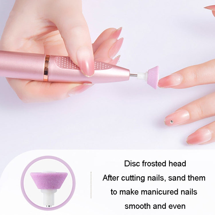 Electrical Nail Polisher Multifunctional Nail Polish Remover Pen Nail Sharpener(Rose Gold) - Grinding Tools & Accessories by PMC TechLife | Online Shopping South Africa | PMC TechLife | Buy Now Pay Later Mobicred