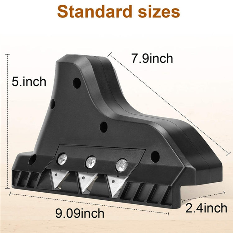 Plasterboard Cutting Angle Planer 45/60 Degree Bevel And Right Angle Chamfering Machine(Black) - free shipping - PMc TechLife - Order now!