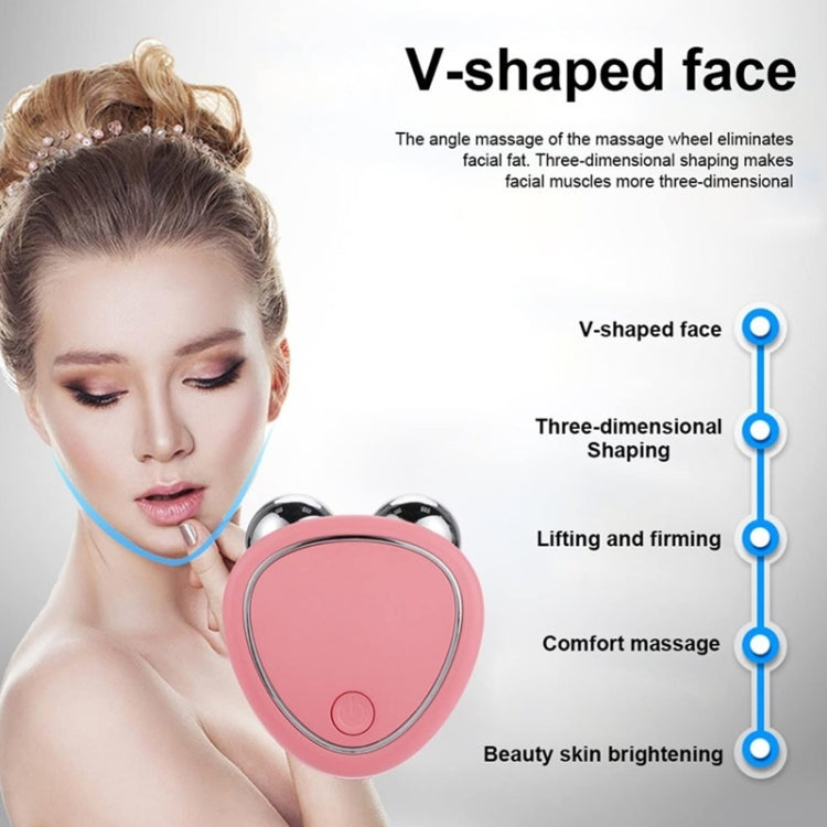 Mini Micro-Current Beauty Instrument Facial Lift Rejuvenating Device Massage Slimming Machine, Style: Acrylic Package(Pink) - Beauty Instrument by PMC TechLife | Online Shopping South Africa | PMC TechLife | Buy Now Pay Later Mobicred