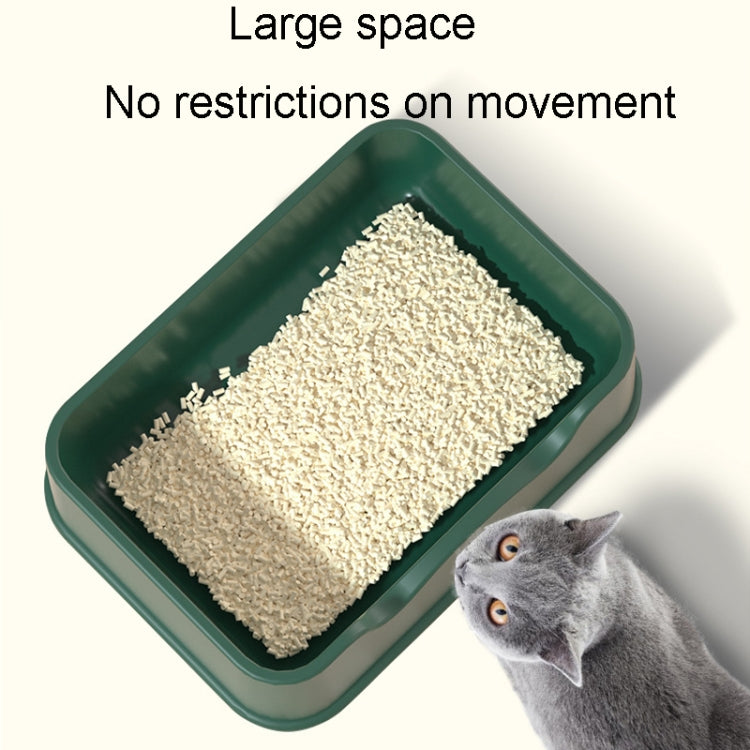 Open Litter Pan Large Capacity Plastic Pet Kennel, Model: Square Orange - Beds by PMC TechLife | Online Shopping South Africa | PMC TechLife | Buy Now Pay Later Mobicred