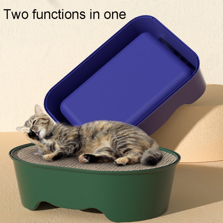 Open Litter Pan Large Capacity Plastic Pet Kennel, Model: Square Purple - Beds by PMC TechLife | Online Shopping South Africa | PMC TechLife | Buy Now Pay Later Mobicred
