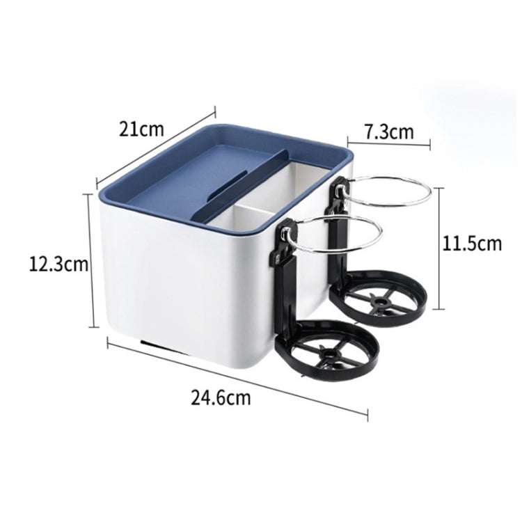 Car Multifunctional Water Cup Holder Armrest Box Paper Box(Gray) - free shipping - PMC TechLife - Order now!
