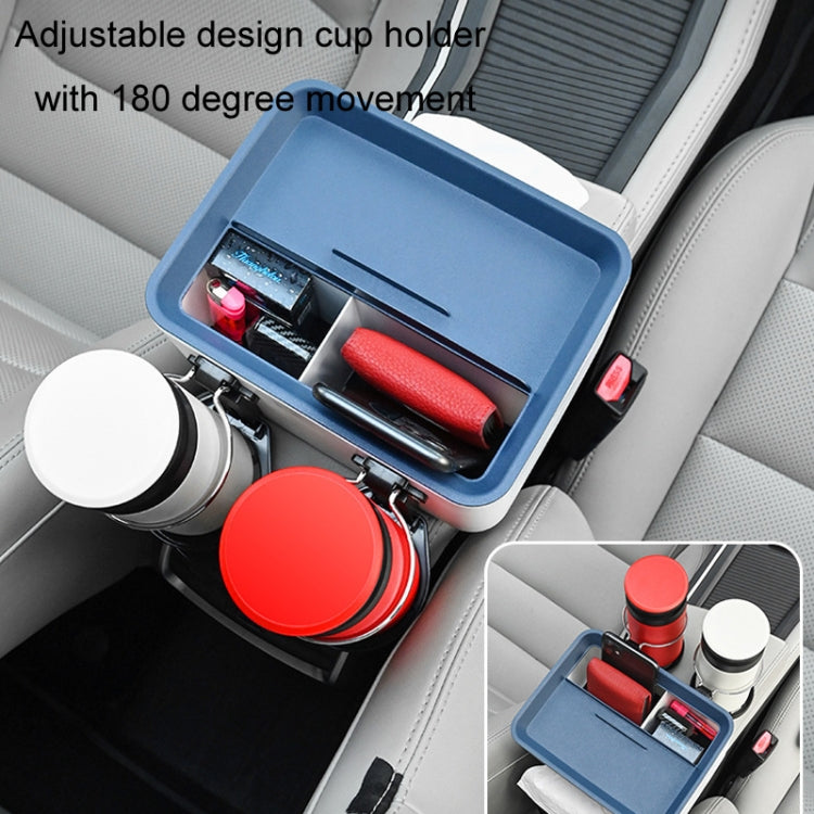 Car Multifunctional Water Cup Holder Armrest Box Paper Box(Gray) - free shipping - PMC TechLife - Order now!