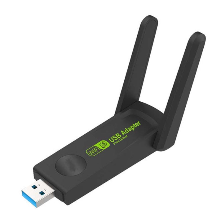 1300Mbps Wireless Network Card Gigabit Dual Band 5G Driverless Computer USB Network Card, Scope: 600m - USB Network Adapter by PMC TechLife | Online Shopping South Africa | PMC TechLife