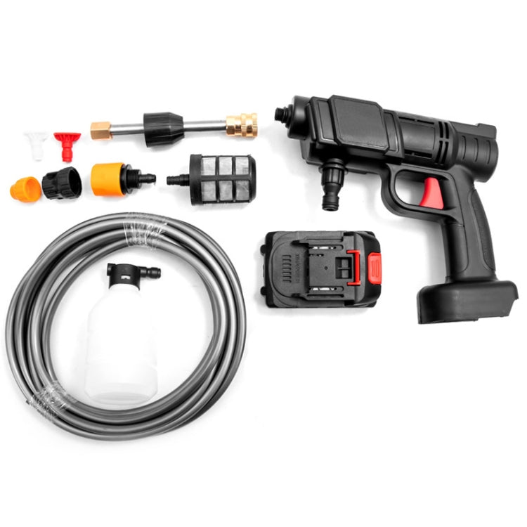 HILDA 21V High Pressure Water Torch Lithium Car Washer Plastic Package, Model: UK Plug + 1 Battery - Car Washer & Accessories by HILDA | Online Shopping South Africa | PMC TechLife | Buy Now Pay Later Mobicred