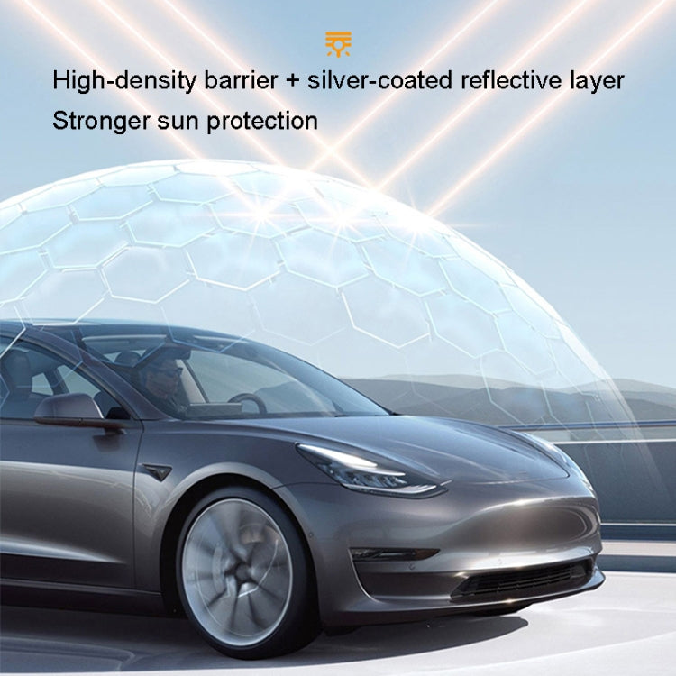 3pcs /Set For Tesla Model Y Ice Crystal Sunshade Car Roof Front And Rear Sunroof Shade(Black) - Window Foils & Solar Protection by PMC TechLife | Online Shopping South Africa | PMC TechLife | Buy Now Pay Later Mobicred