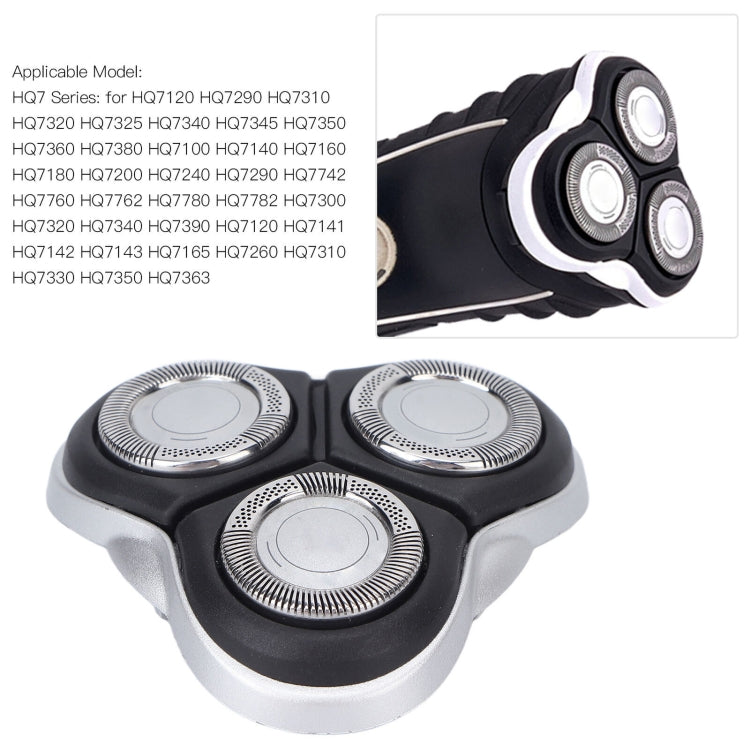 For Philips Shavers HQ7310 HQ7340 HQ7180 HQ7360 HQ7390 Replacement Blade Accessories(Silver) - Shavers Parts by PMC TechLife | Online Shopping South Africa | PMC TechLife | Buy Now Pay Later Mobicred
