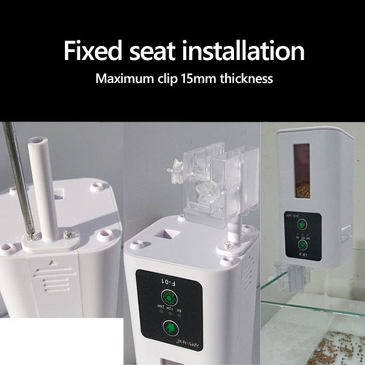 XINMA F-01 400ml Fish Tank Automatic Feeding Device Aquarium Intelligente Timing High-capacity Fish Feeder - Feeders by XINMA | Online Shopping South Africa | PMC TechLife | Buy Now Pay Later Mobicred